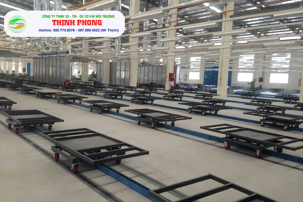 Hệ thống chuyền sơn Pallet